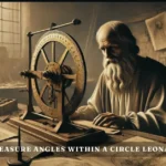 bussola to measure angles within a circle leonardo da Vinci